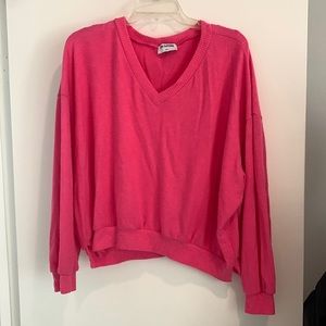 Hot pink LNA sweater, super soft, never worn